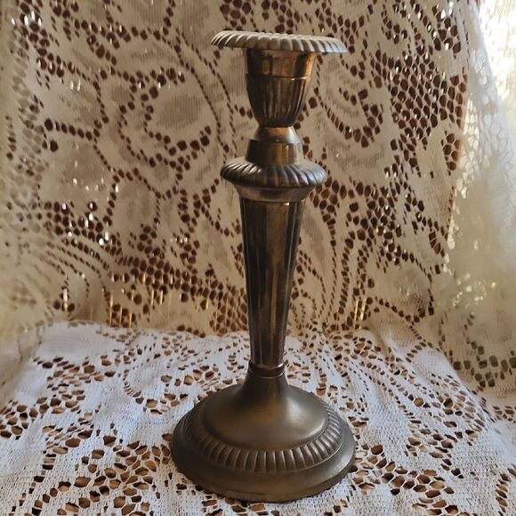 Vintage Andrea By Sadek Decorative Brass Candlestick - Picture 1 of 4